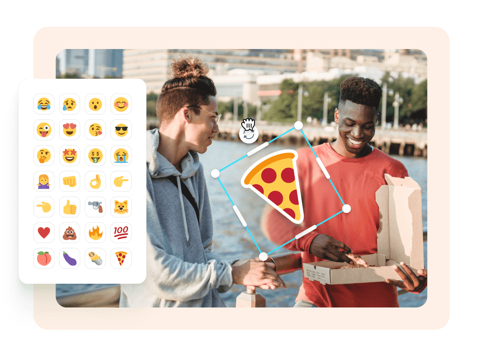 Add text, filters, and personalize
