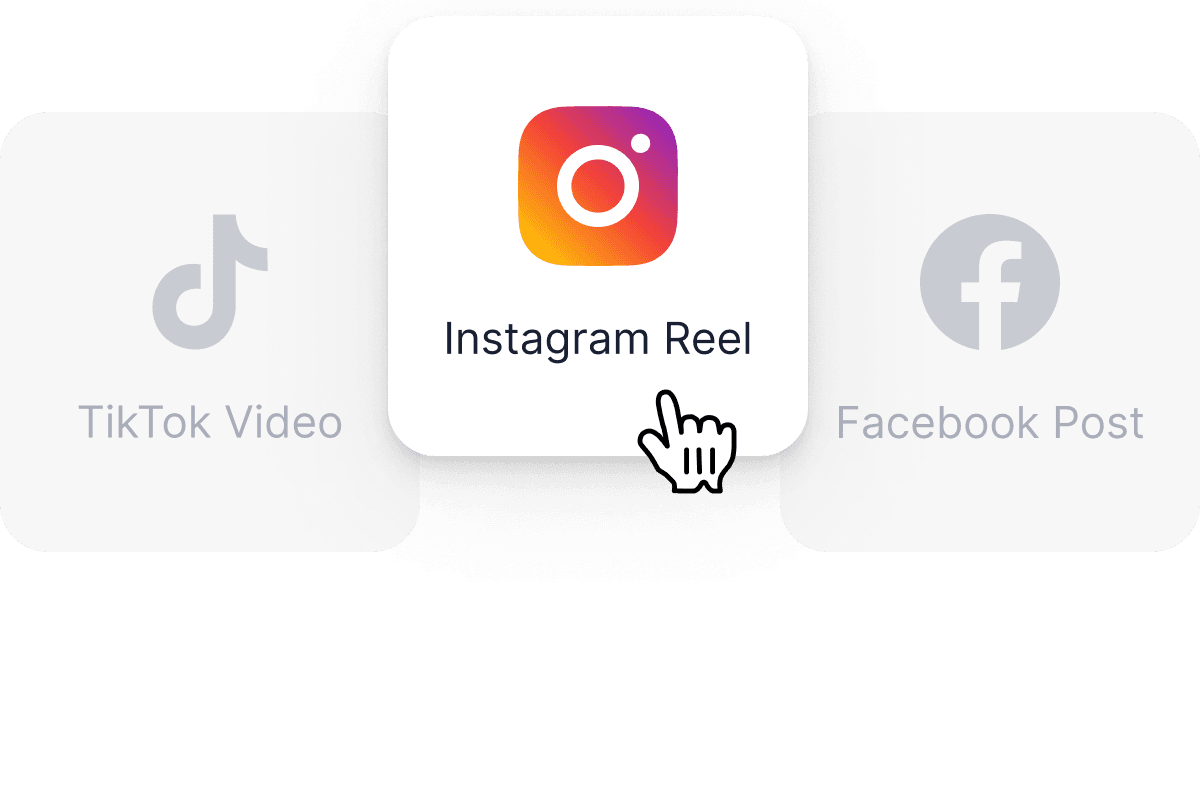 Edit your video and select the right preset