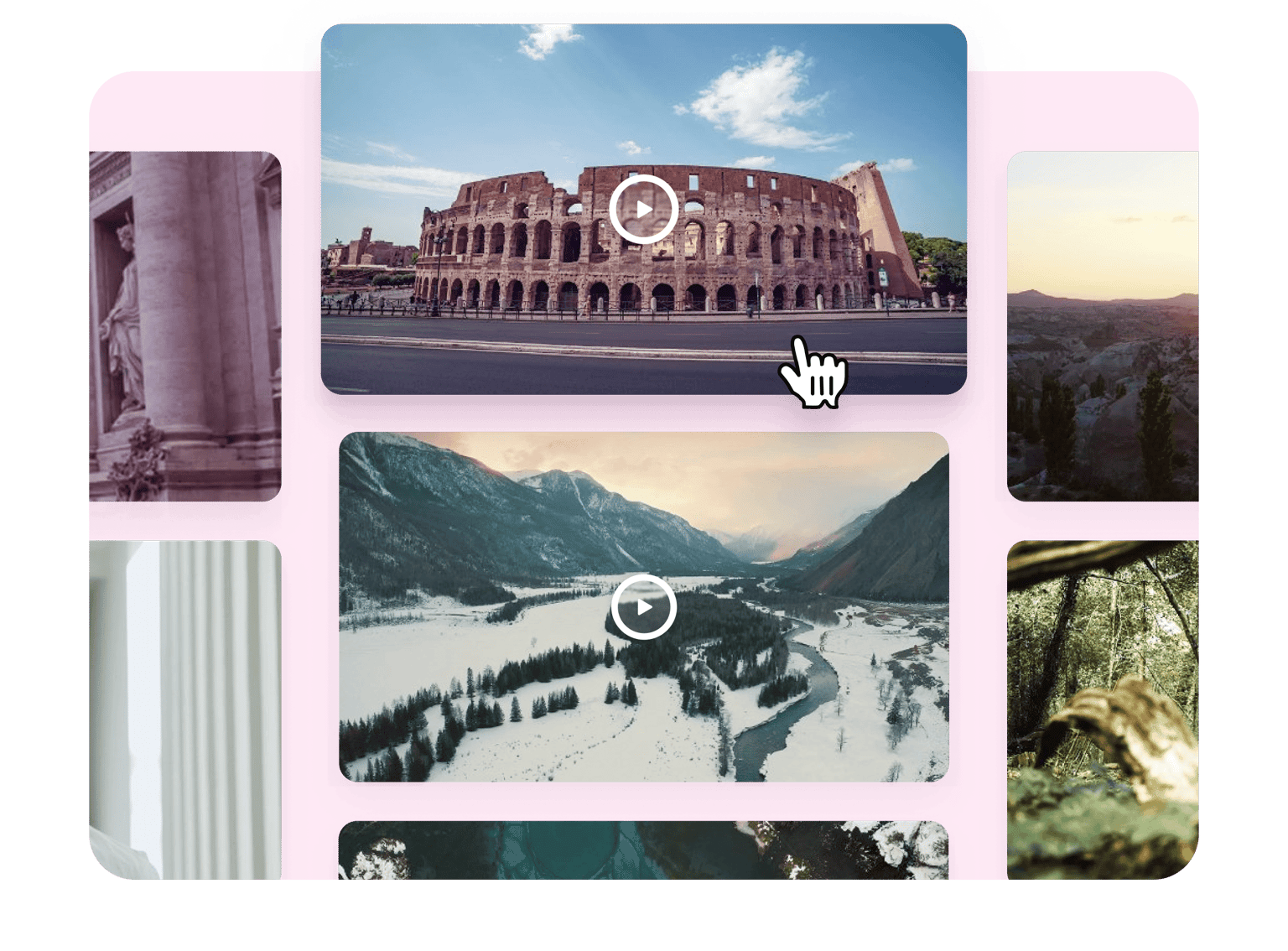 Use stock videos and personalize 