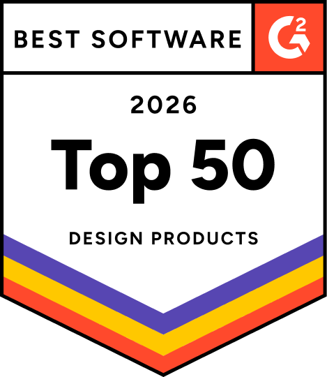 G2 Best Software 2026 - Top 50 Design Products